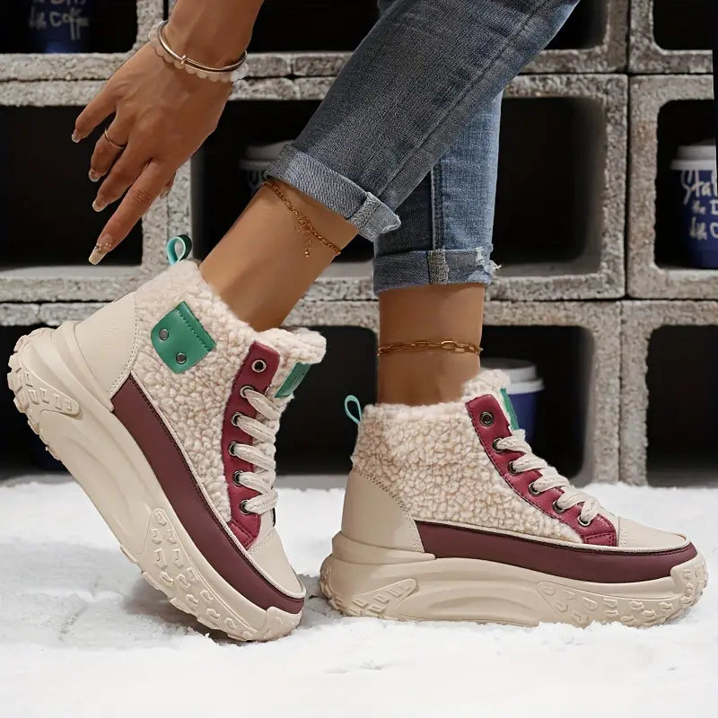 ArcticGrip | Winterwandelschoenen met dikke zool - waterdicht, geïsoleerd en slipvast voor koud weer
