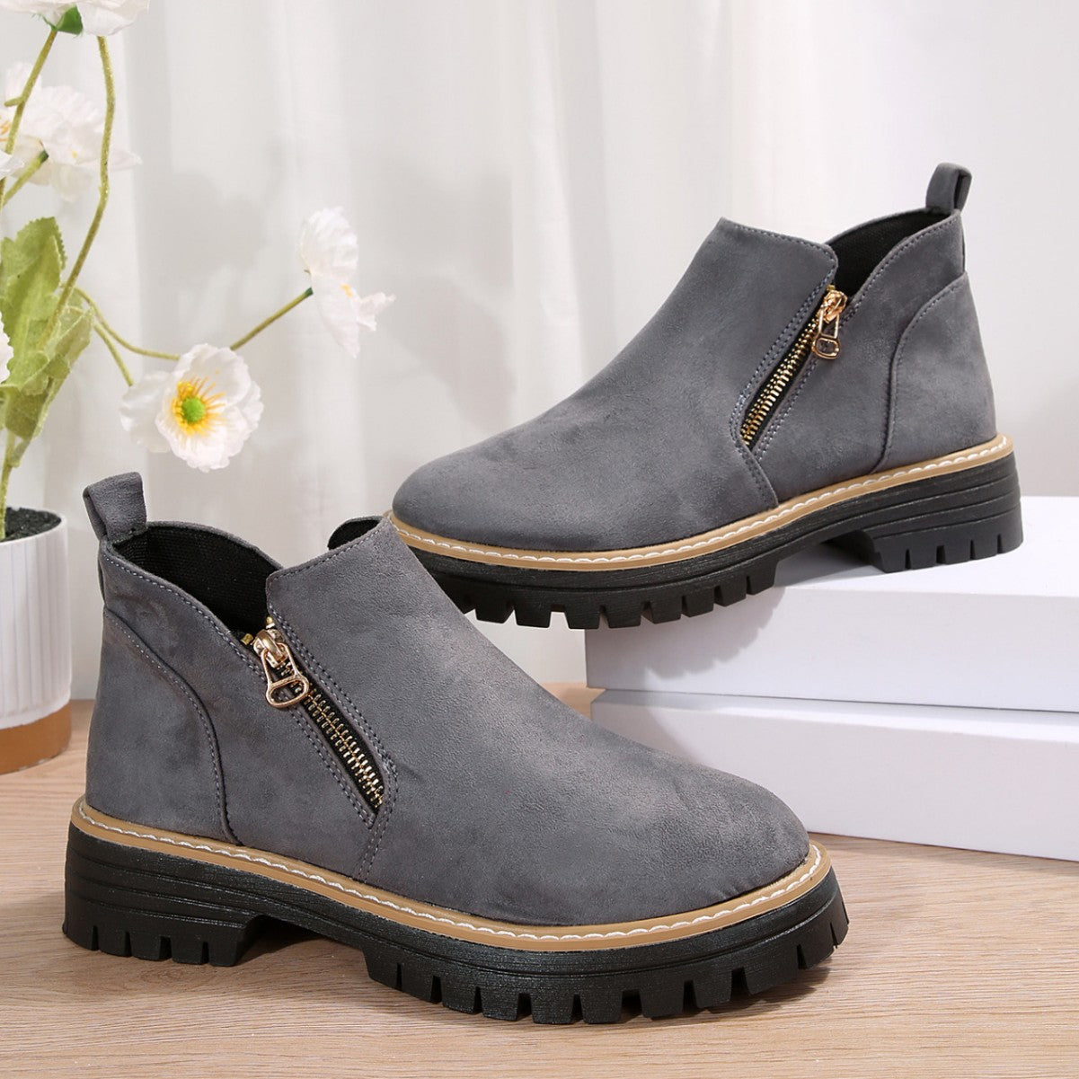 Seliora | Comfortabele wandelschoenen met voetboogondersteuning, dempend en antislip