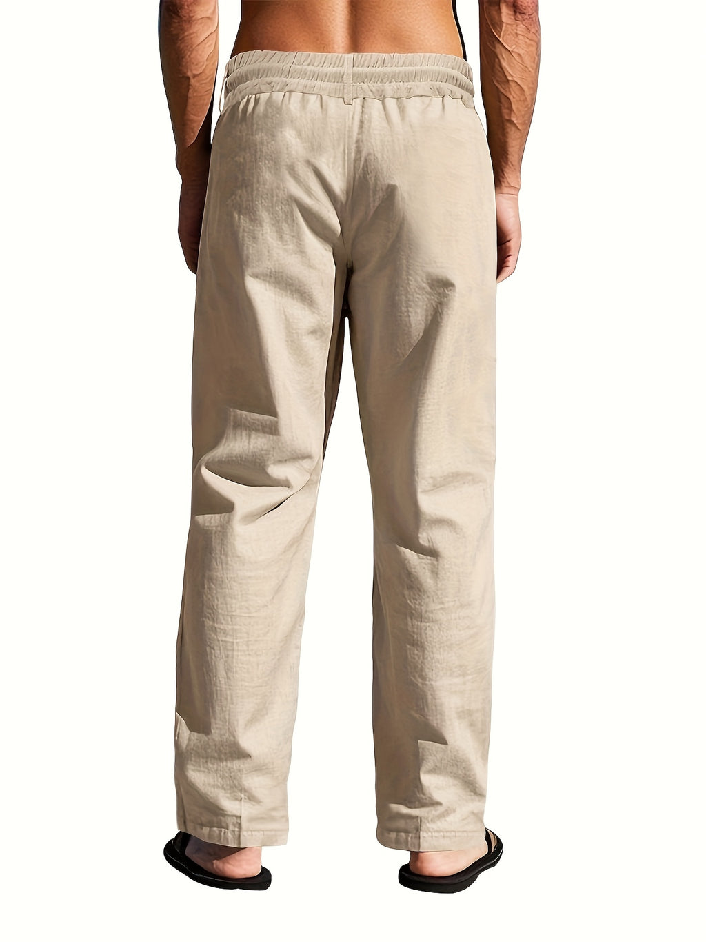 Larkin | Lightweight linen men's trousers, straight leg, breathable, comfortable