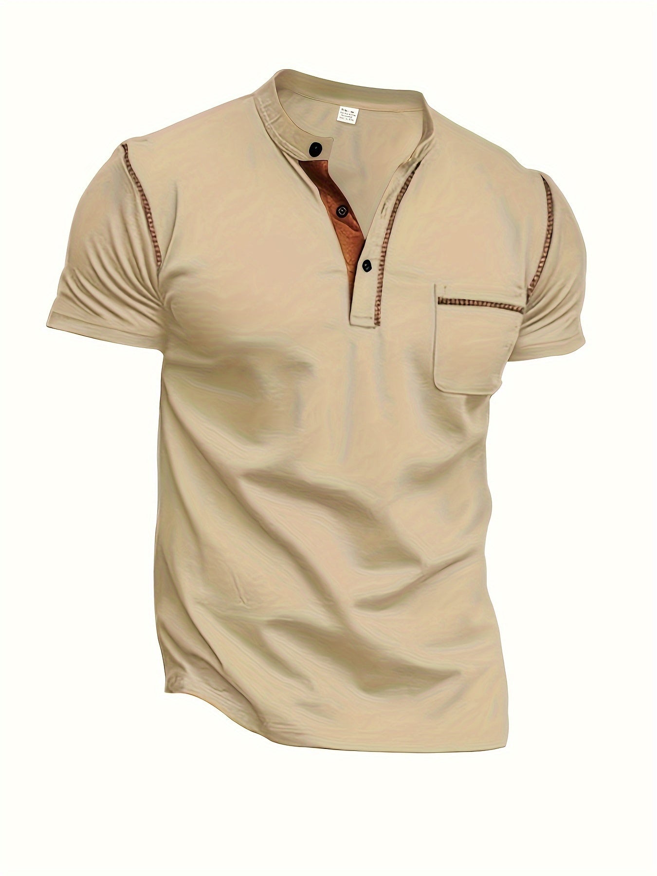 Fabrizio | Heren-T-shirt met korte mouwen - Ademend katoenen casual shirt