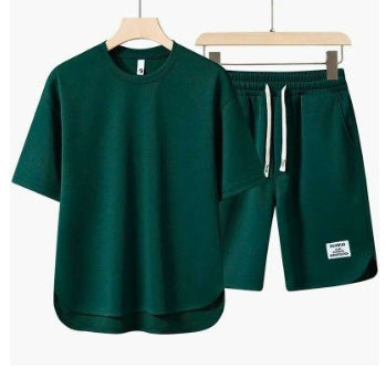 Cezary | Ensemble deux pièces homme : t-shirt et short - Tenue décontractée