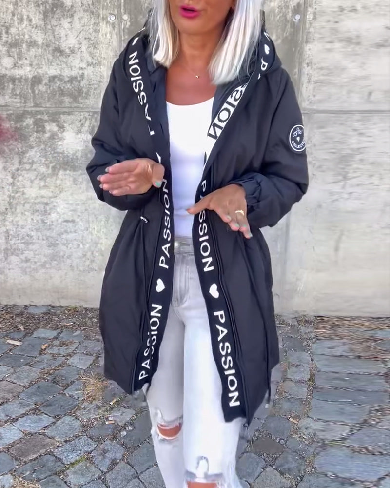 Rinella | Casual damesjas met capuchon – Lichtgewicht jas met capuchon, relaxte pasvorm
