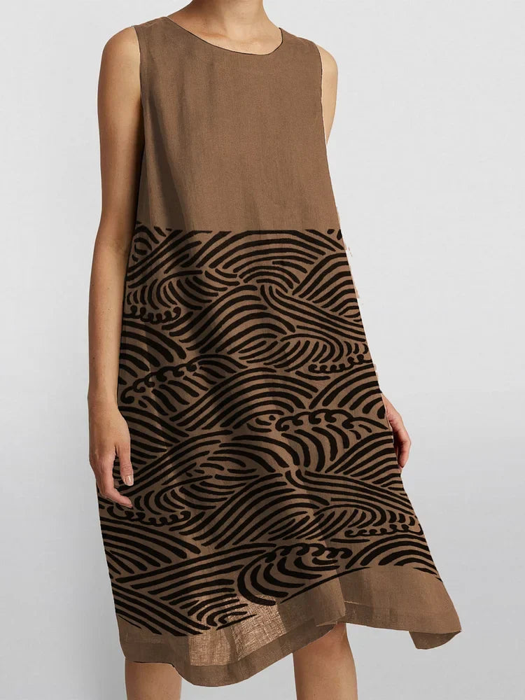 Hylora | Chique alledaagse jurk voor dames – Tijdloze, elegante midi-jurk