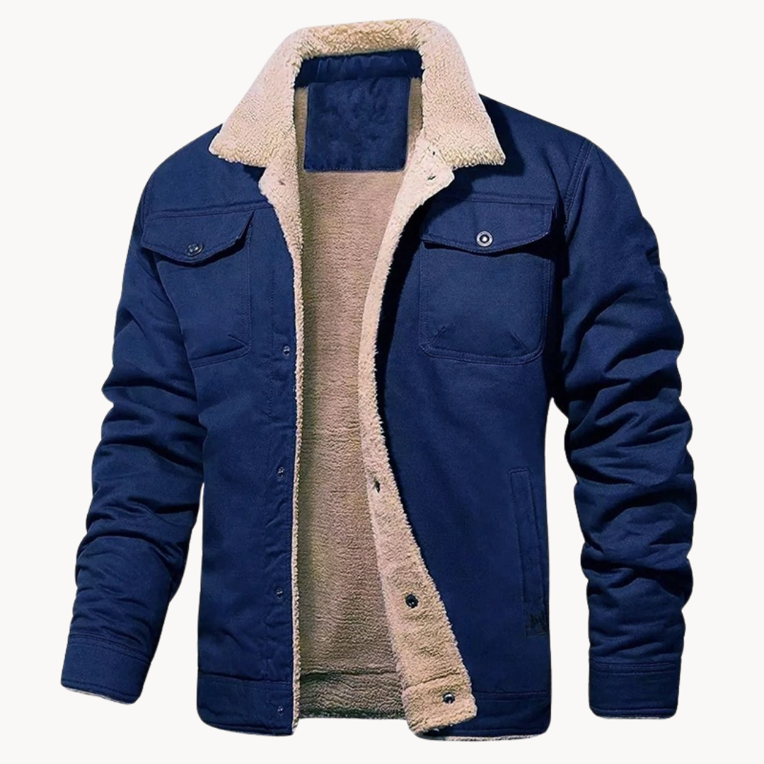 Quade | Men's Fleece-Lined Jacket - Warm Casual Outerwear