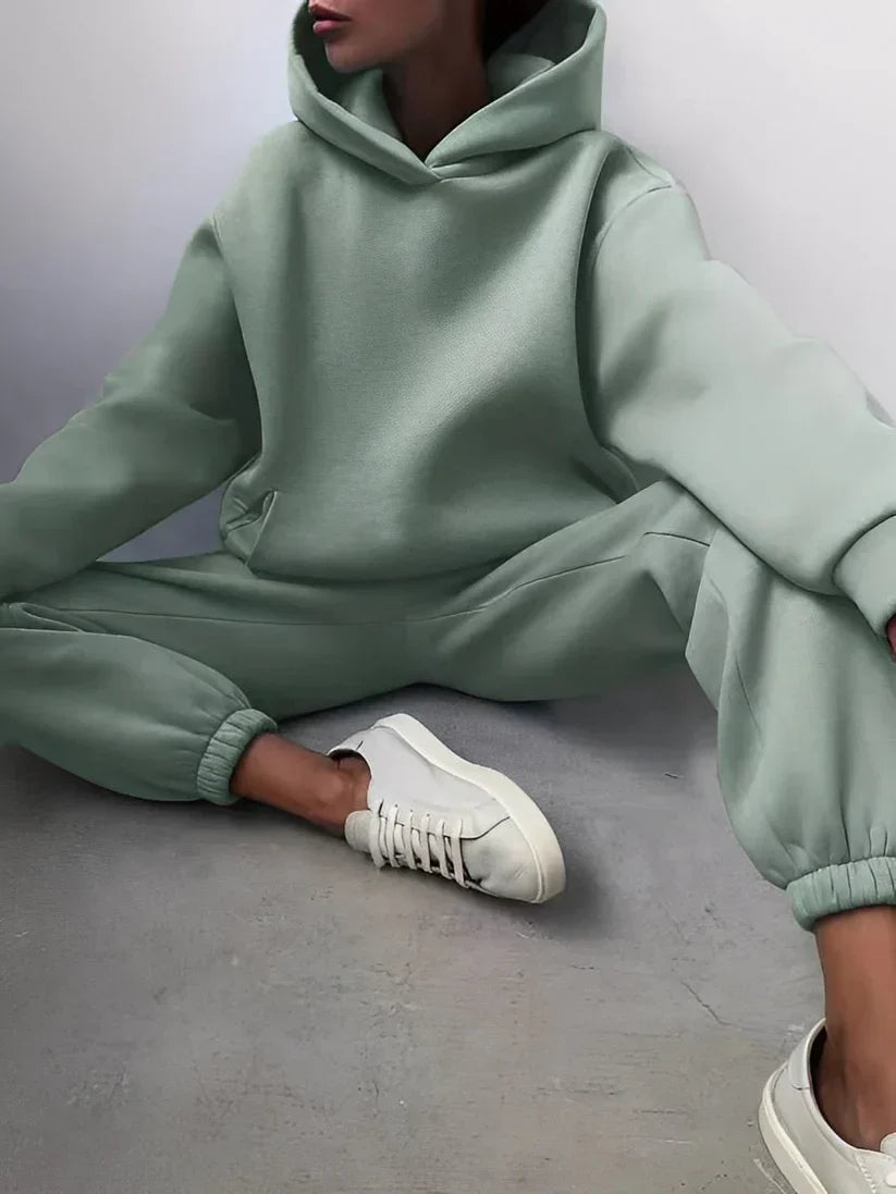 Varelle | Joggingpak met capuchon voor dames – Relaxed fit hoodie & joggingbroek Athleisure-kleding