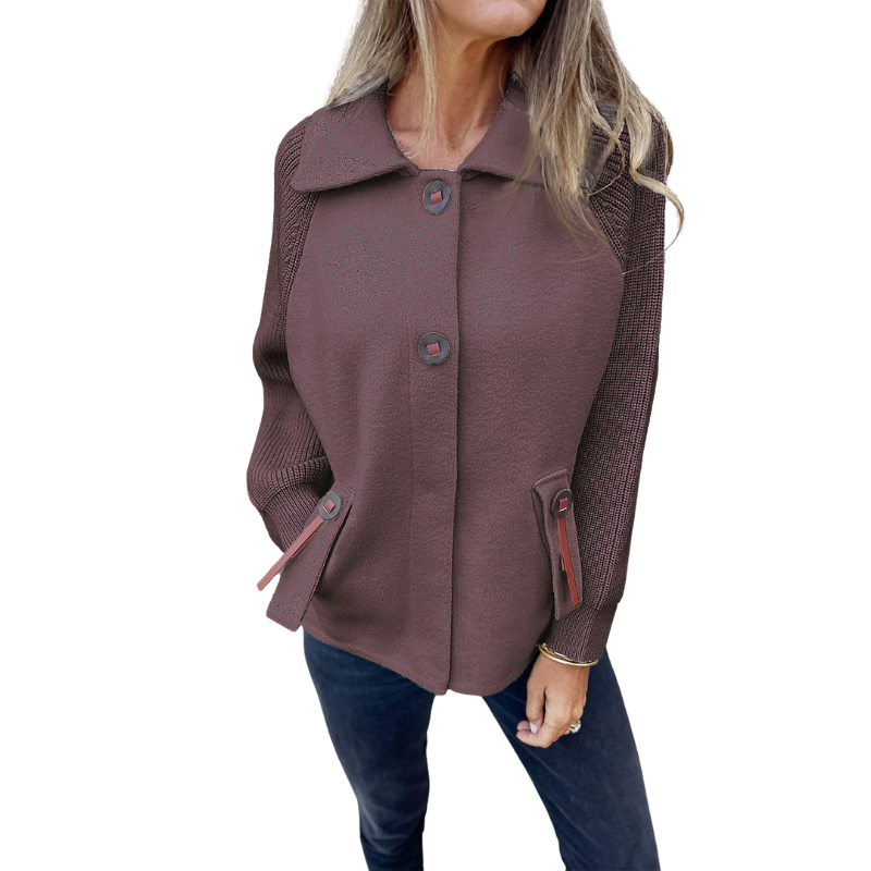 Natascha | Casual gebreid damesvest met knoopsluiting - Zacht en comfortabel vest voor dagelijks gebruik