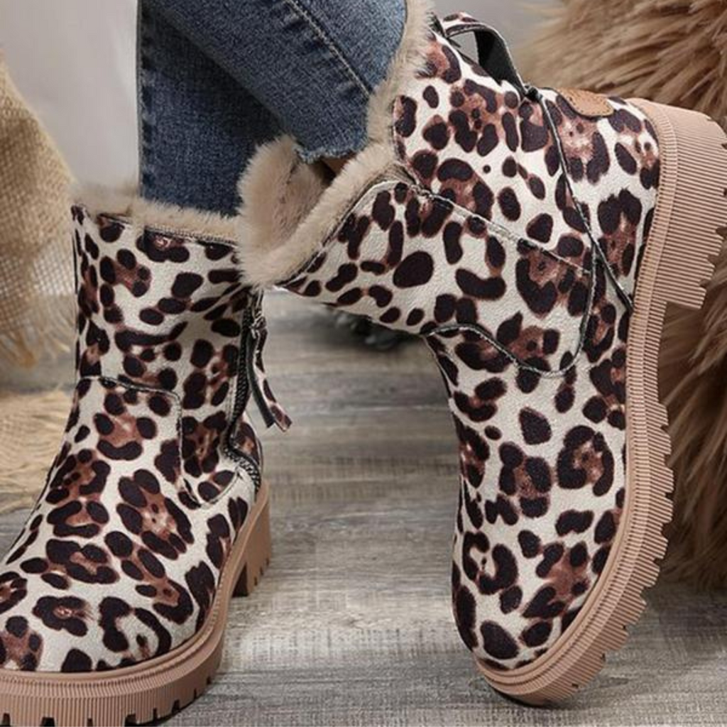 Zinnara | Casual laarzen met ritssluiting – Warme en comfortabele schoenen voor dames