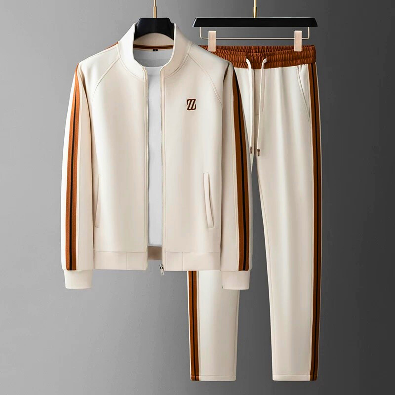 Sylvaric Zephyr | Premium trainingspak voor heren – sportieve joggingbroek en jas, kleurcontrast