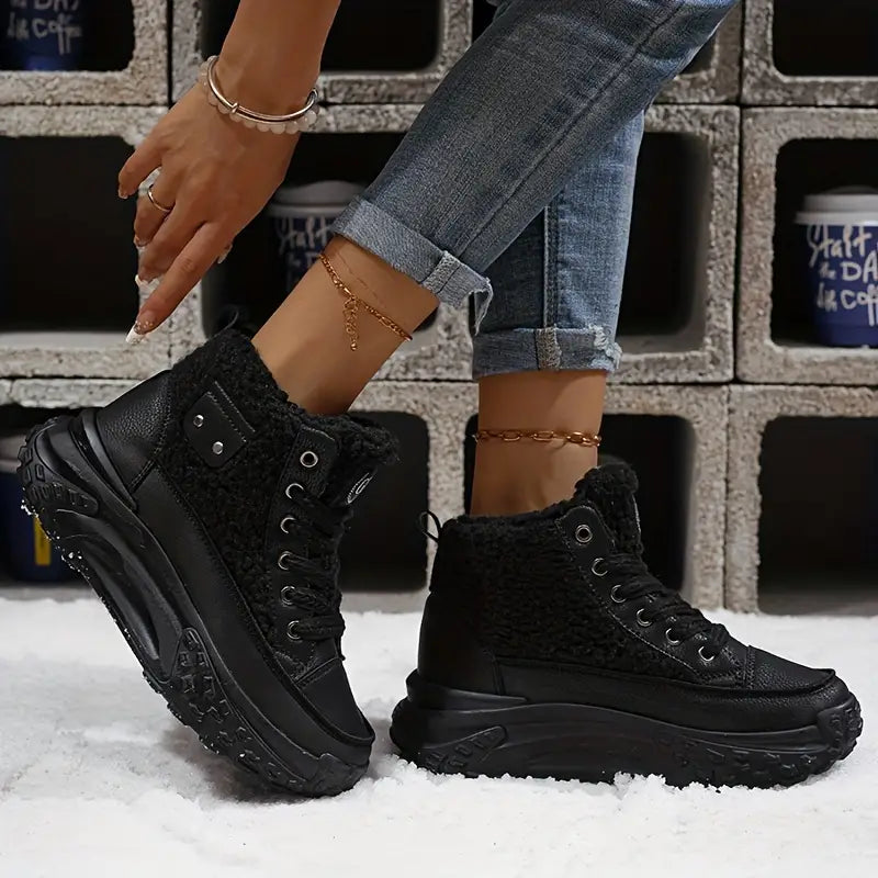 ArcticGrip | Winterwandelschoenen met dikke zool - waterdicht, geïsoleerd en slipvast voor koud weer
