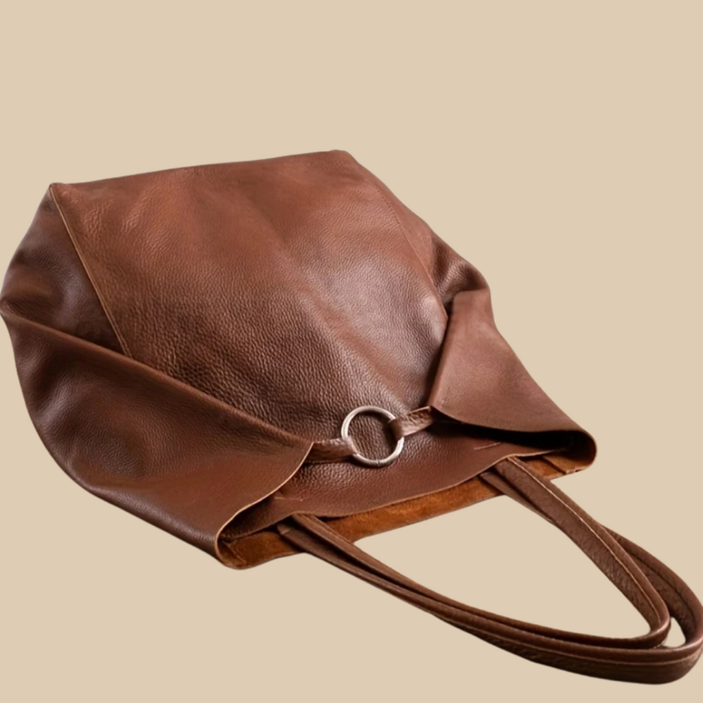 Ivera | Dames leren designer schoudertas – stijlvolle modieuze handtas