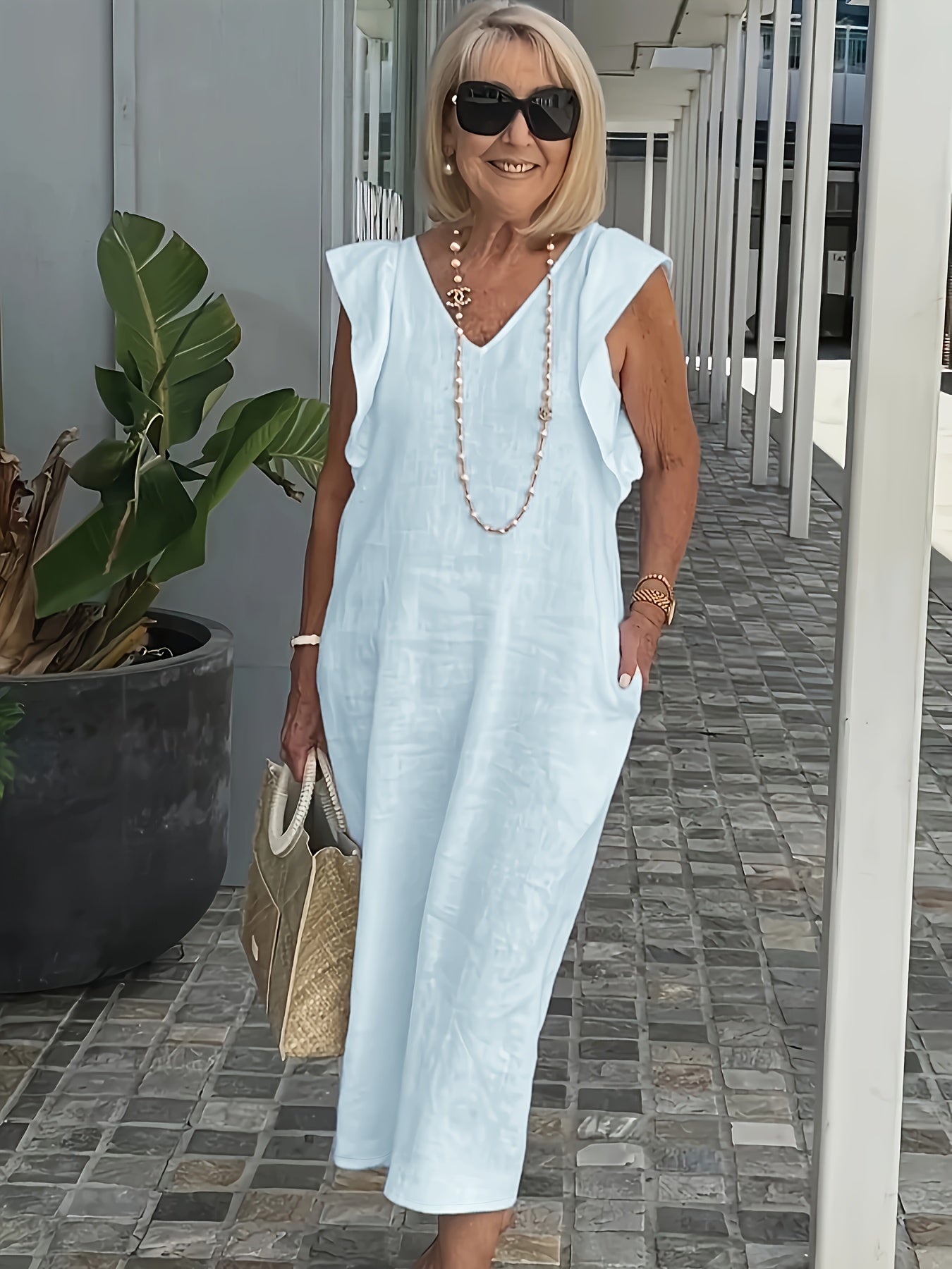 Rosaria | Zomerjurk voor dames – Chique, casual en elegante midi-jurk