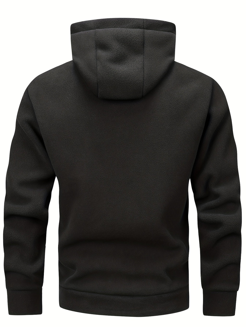 Miguel | Heren fleecejas met capuchon - Warme casual hoodie met kangoeroezak