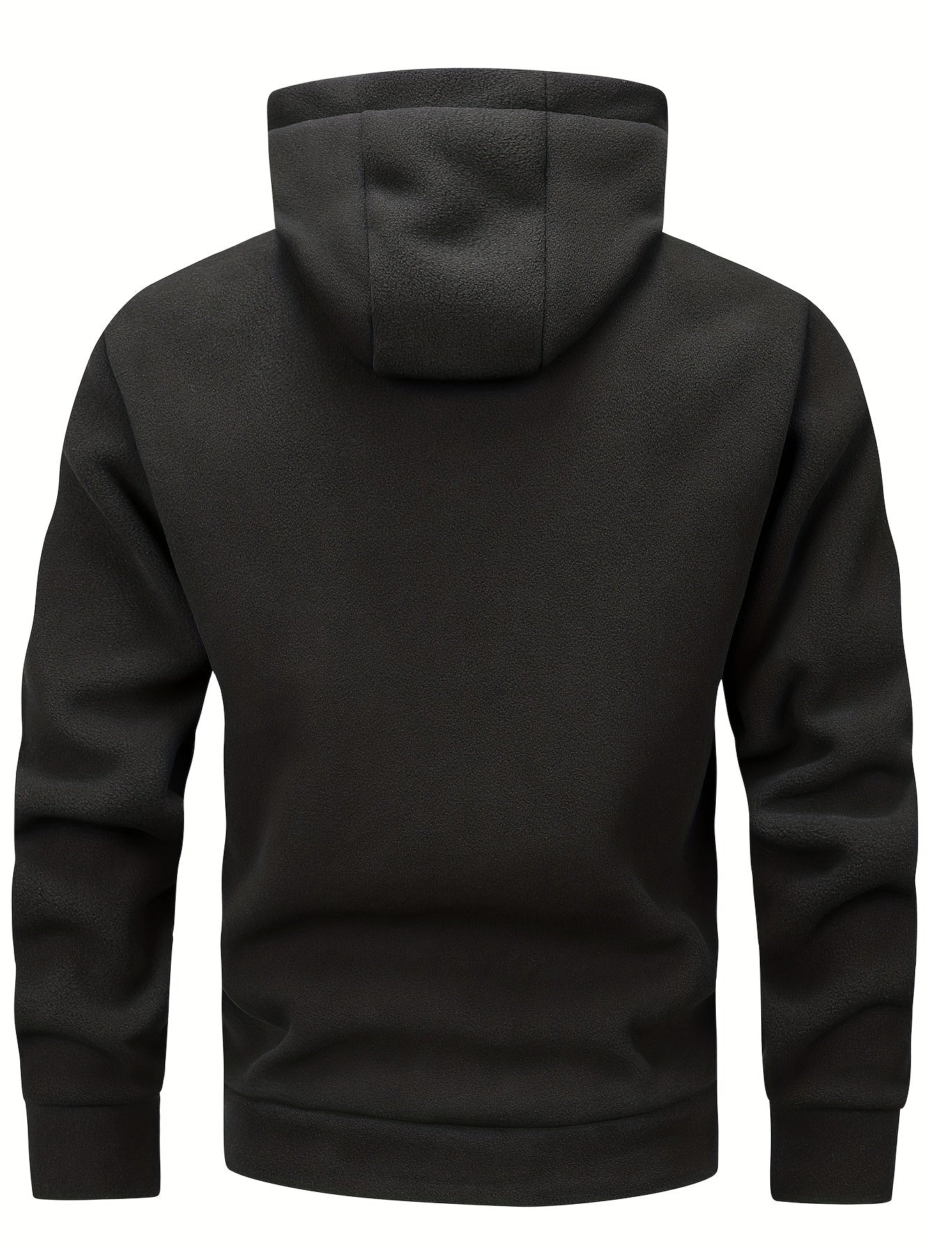 Miguel | Heren fleecejas met capuchon - Warme casual hoodie met kangoeroezak