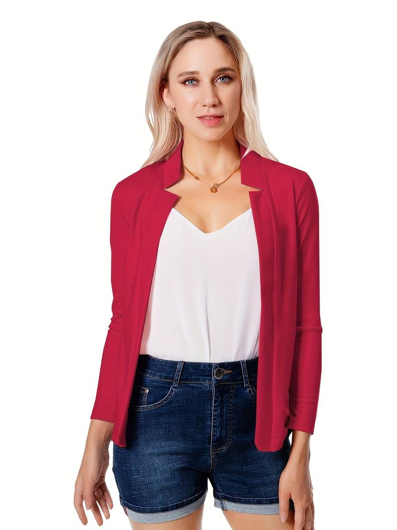 Bexley | Elegante blazer met open voorkant voor dames - Chic op maat voor professionele en casual looks