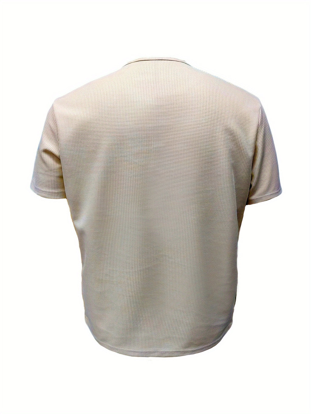 Wallace | Herenhemd met korte mouwen - Lichtgewicht gebreid wafel T-shirt