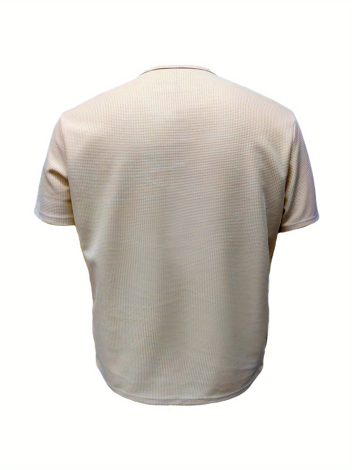 Wallace | Herenhemd met korte mouwen - Lichtgewicht gebreid wafel T-shirt