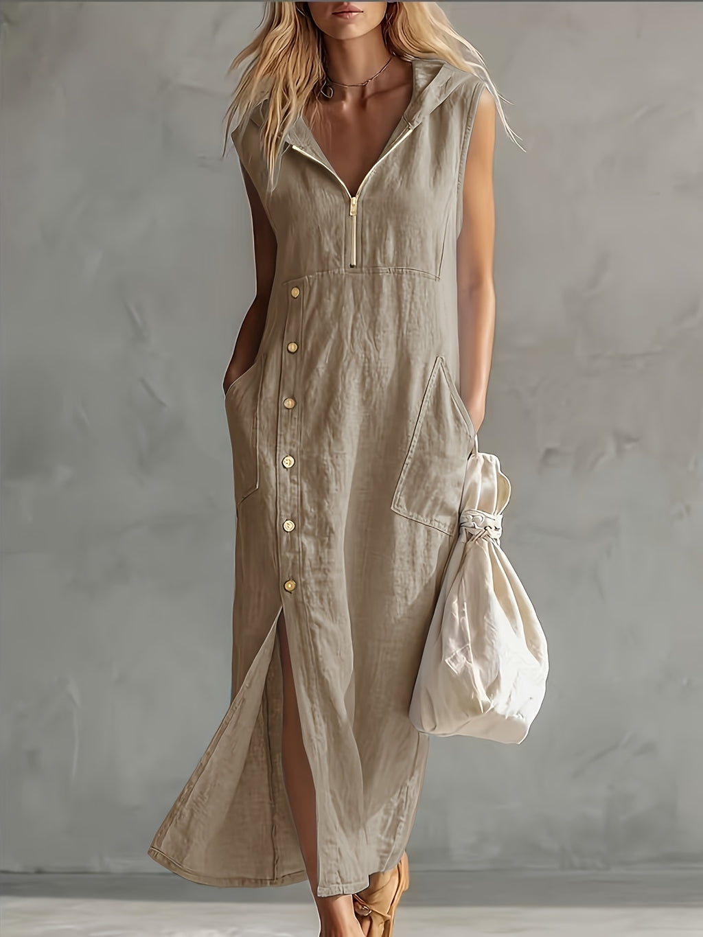 Jovyn | Zomerse casual jurk voor dames – Ruime, elegante jurk