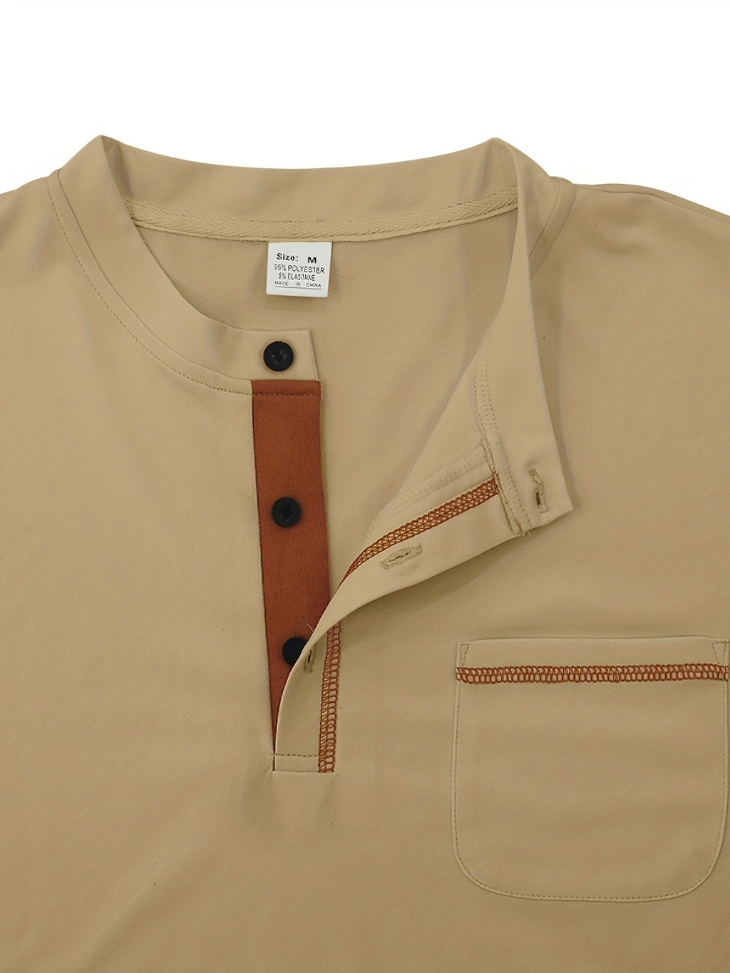 Fabrizio | T-shirt à manches courtes pour homme - Chemise décontractée en coton respirant