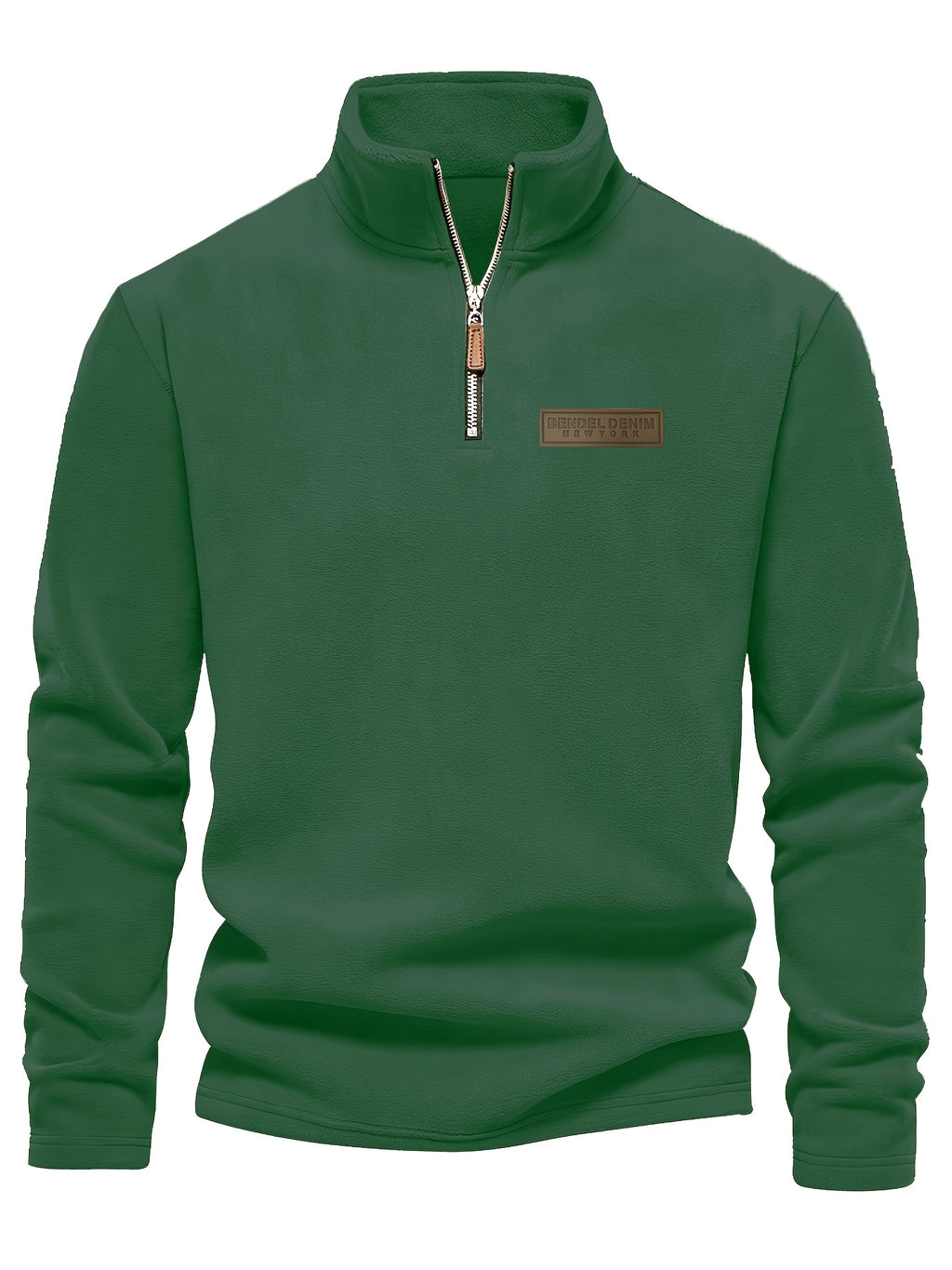 Roran | Heren sweatshirt met halve rits en opstaande kraag – Streetwear-top met lange mouwen
