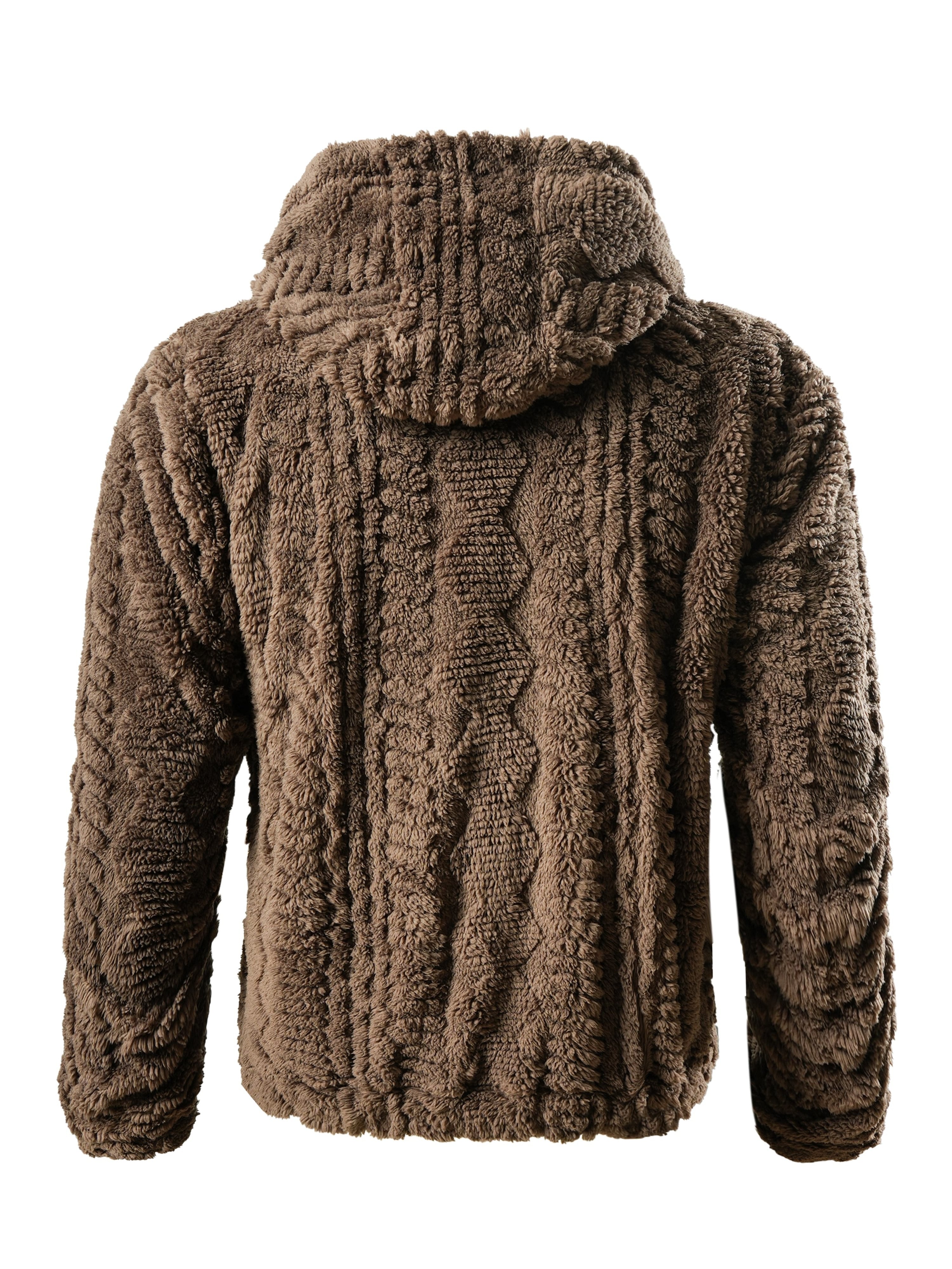 Taven | Lichtgewicht effen hoodiejas voor heren – Warme jas met ritssluiting en lange mouwen