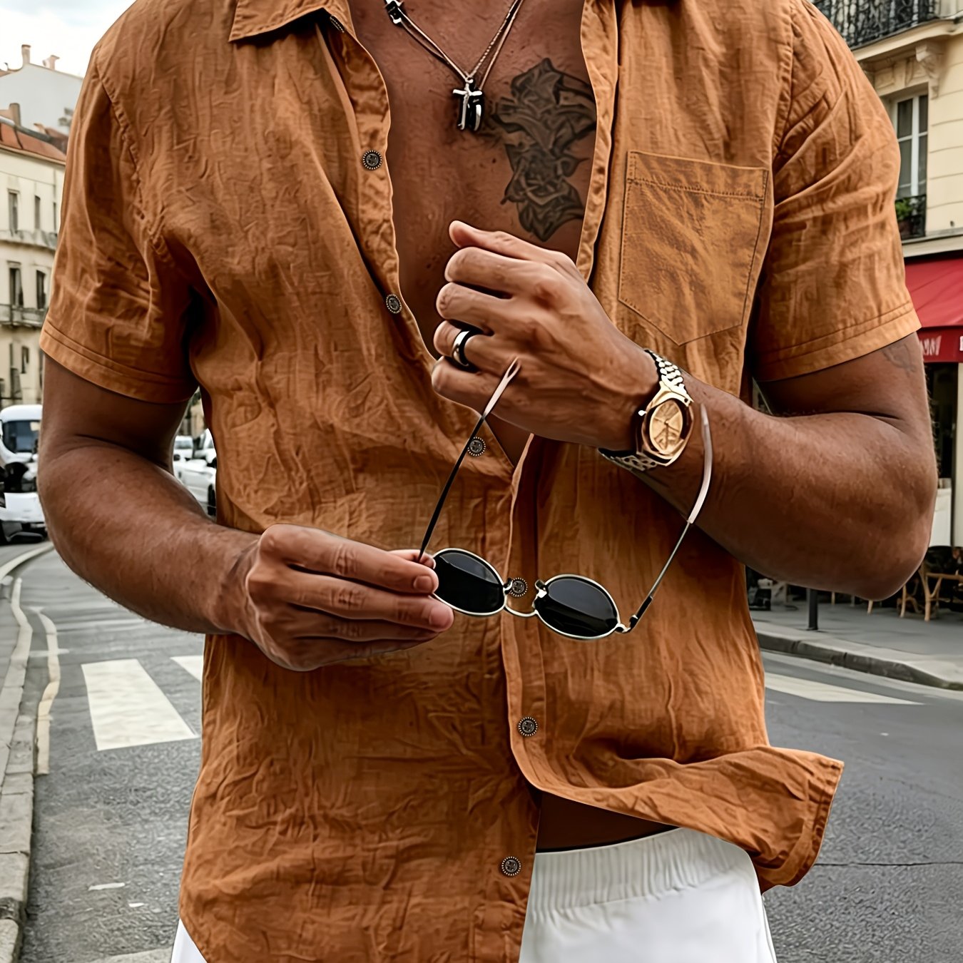 Torren | Heren zomerlinnen shirt – luchtig, lichtgewicht en ademend casual overhemd
