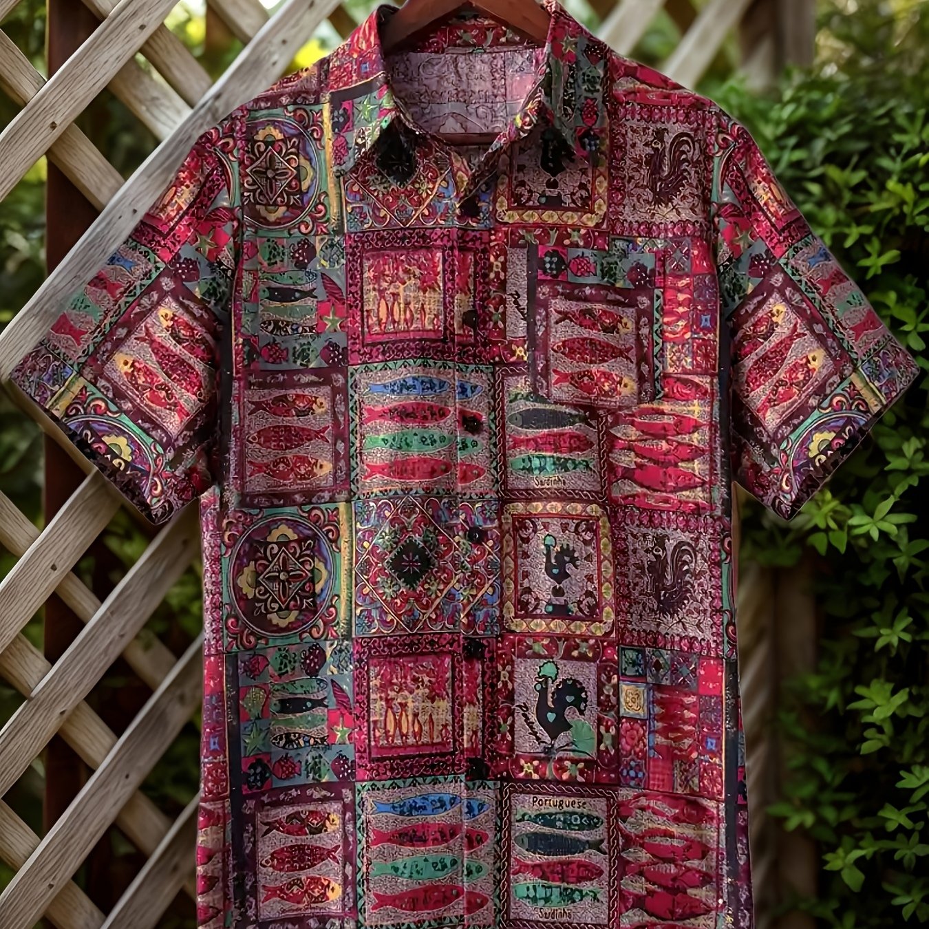Zayor | Heren 3D Digitale Print T-shirt – Etnische Tribal Graphic Tee, Casual Losse Pasvorm
