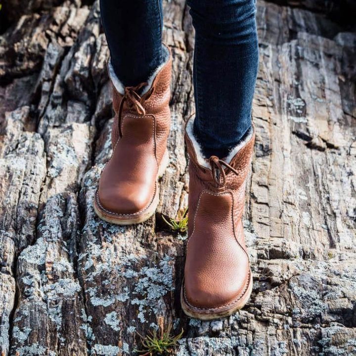 Velvora | Leren dameslaarzen met fleecevoering – Warme, waterdichte en stijlvolle winterschoenen