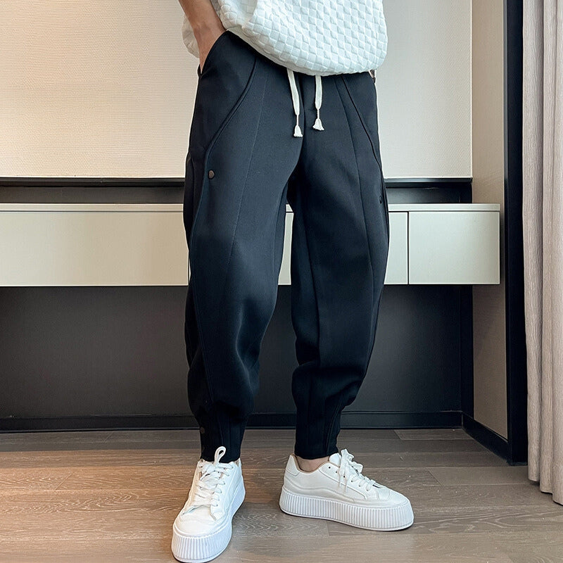 Dalibor | Heren Hype Tapered Joggingbroek Fluweel Katoen Comfortabel Stijlvol Functionele Zakken