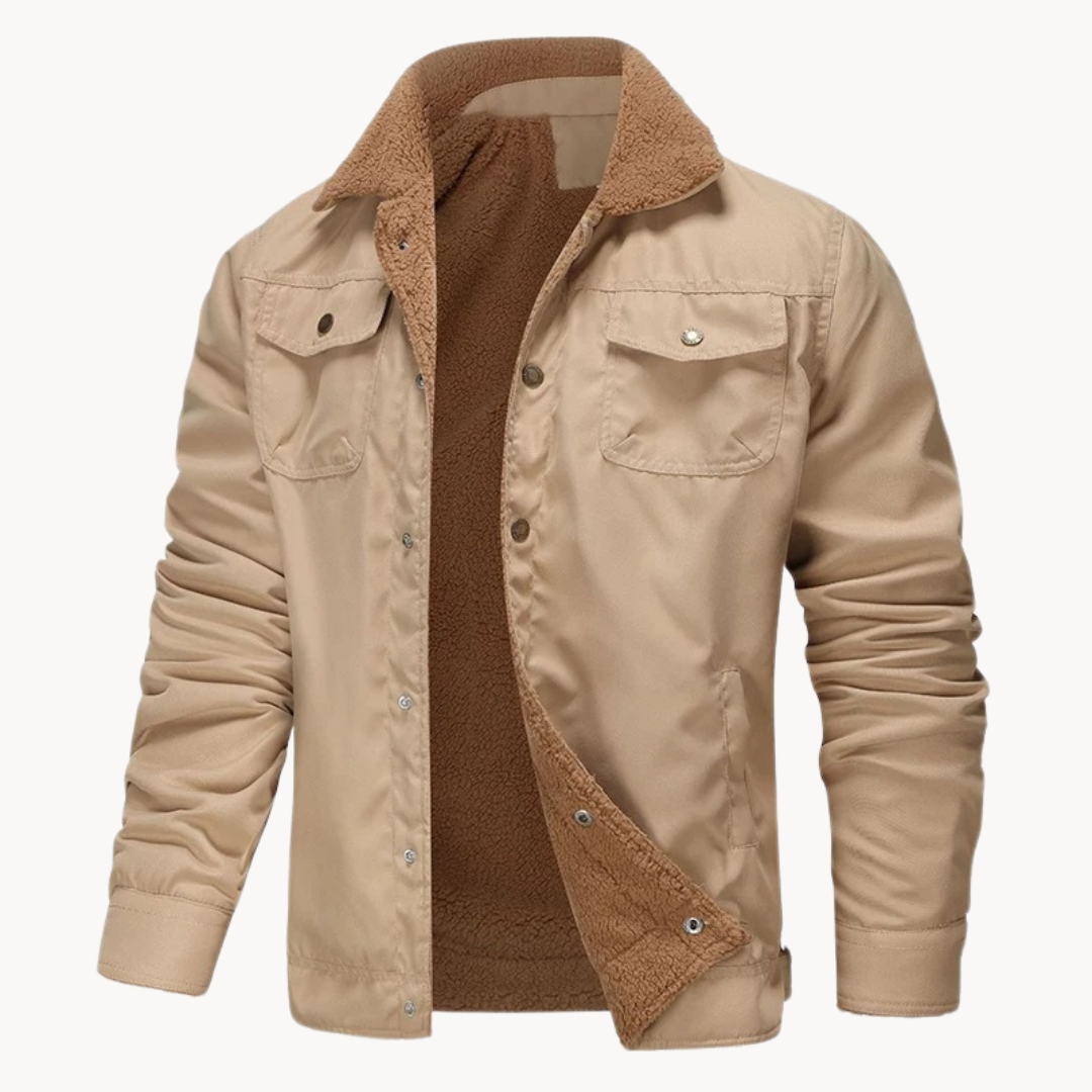 Quade | Men's Fleece-Lined Jacket - Warm Casual Outerwear
