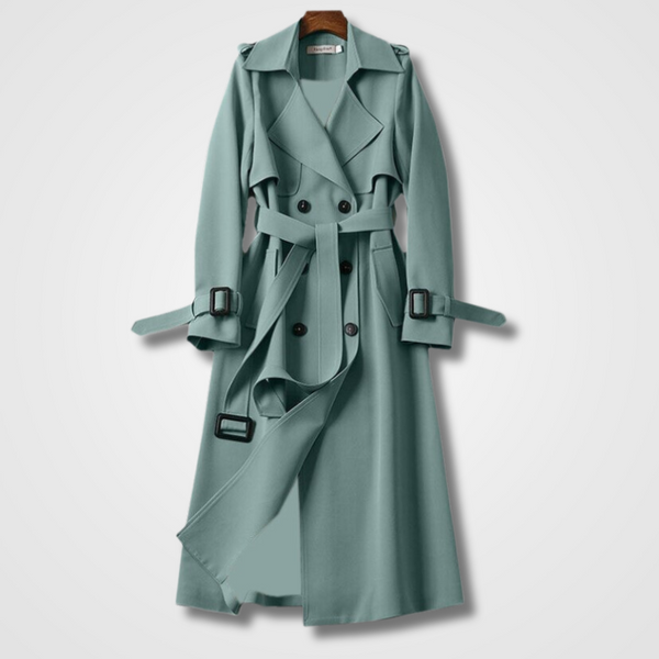 Zevina | Elegante Trenchcoat voor dames - Stijlvolle bovenkleding met ceintuur in taille