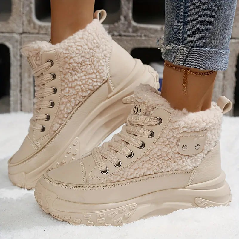 ArcticGrip | Winterwandelschoenen met dikke zool - waterdicht, geïsoleerd en slipvast voor koud weer