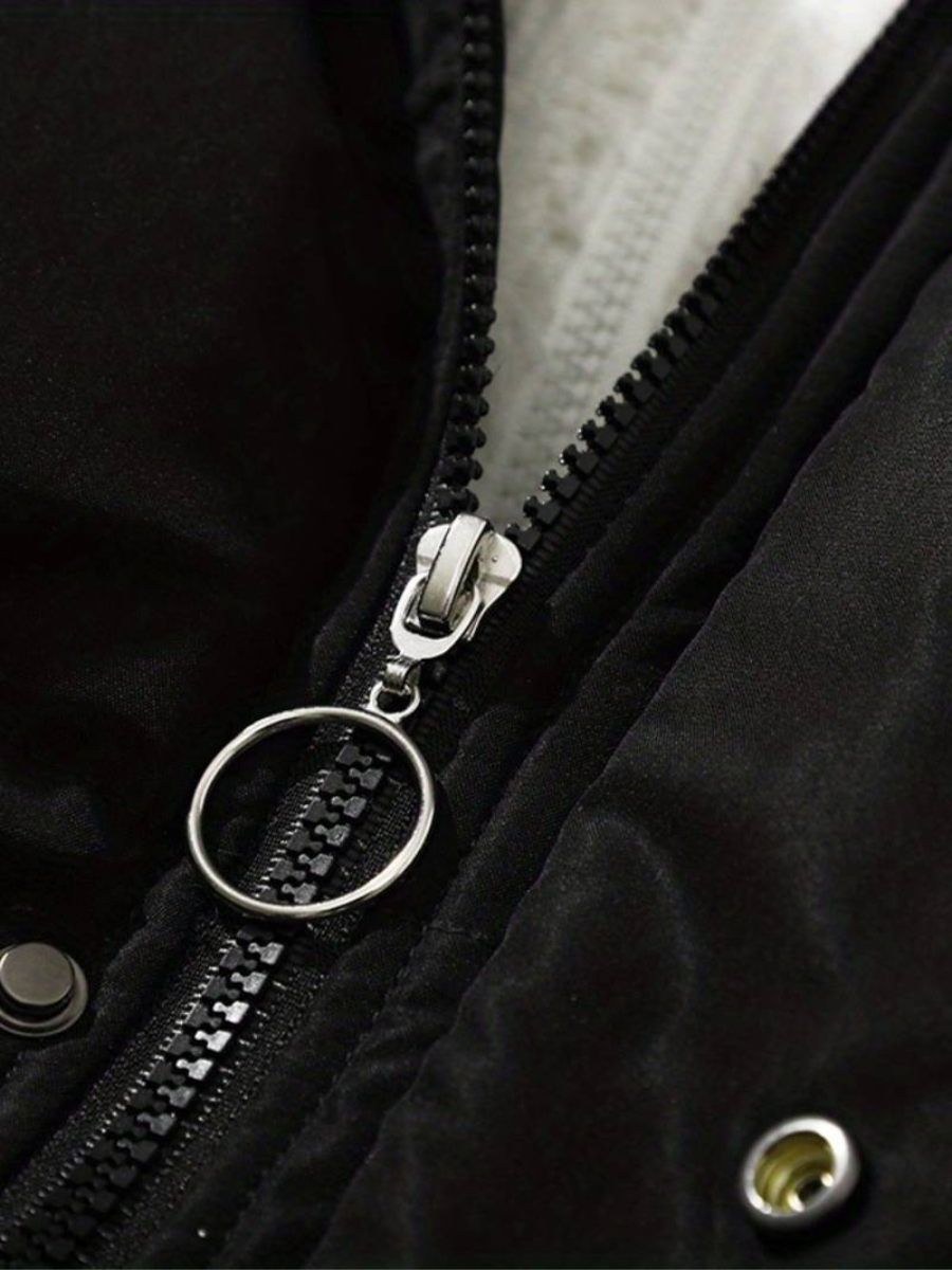 Meleia | Winterpufferjack voor dames met capuchon - Warme, waterdichte & geïsoleerde jas voor koud weer