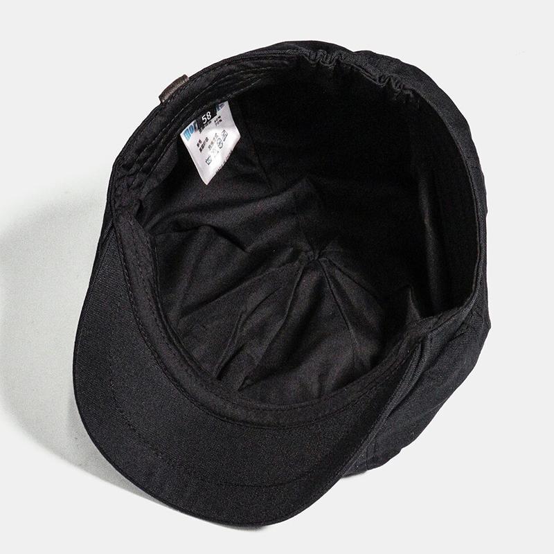 Veloro | Casquette gavroche rétro vintage pour homme – béret classique, mélange de coton, élégant et décontracté