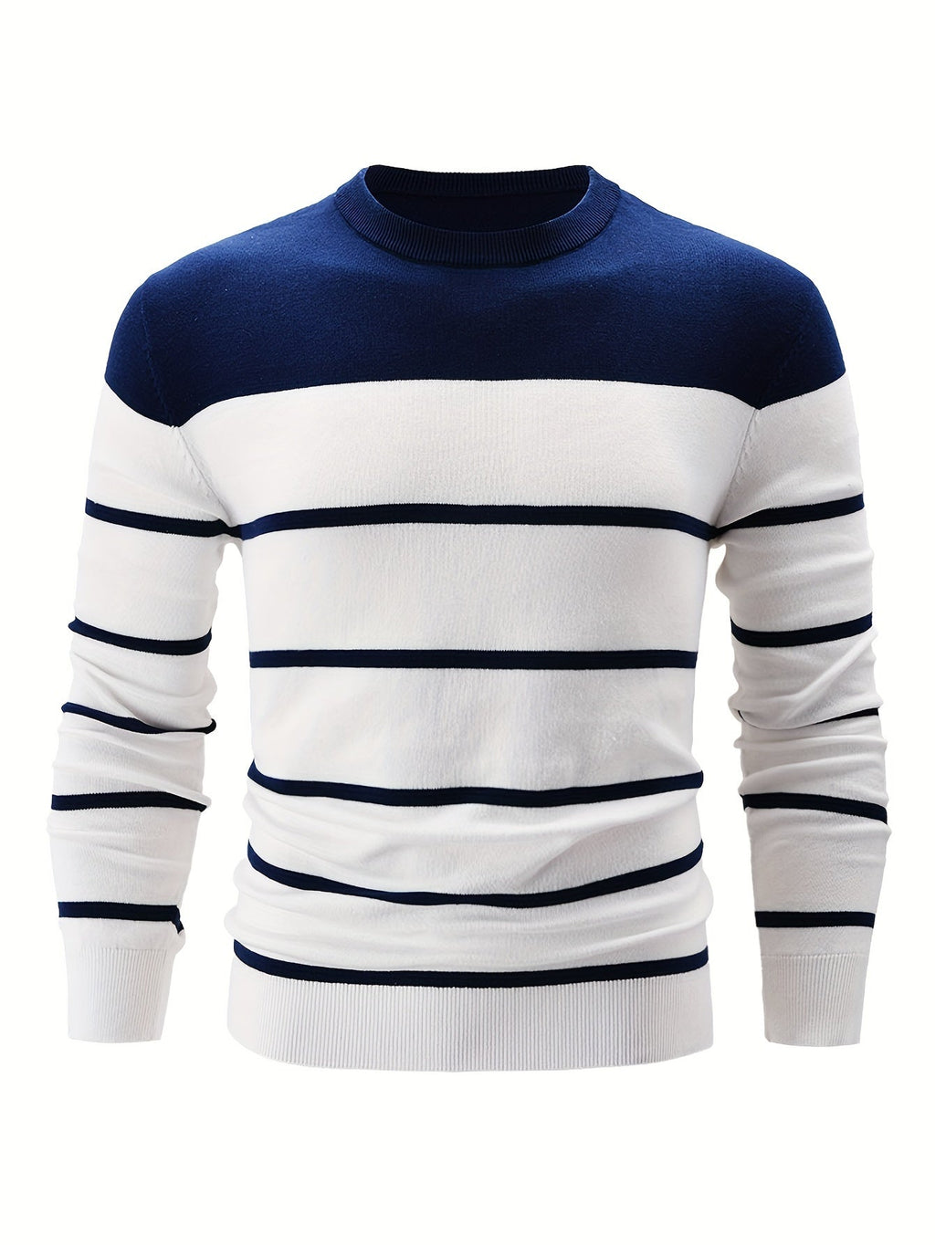 Hugo | Trui met gestreepte ronde hals - Casual Comfort voor Dagelijks Dragen