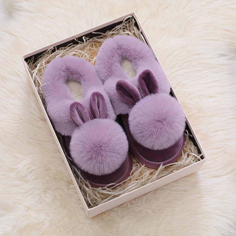 SnuggleStep | Vrouwen pantoffels van pluche - Zachte, donzige, warme antislippantoffels voor binnen en buiten