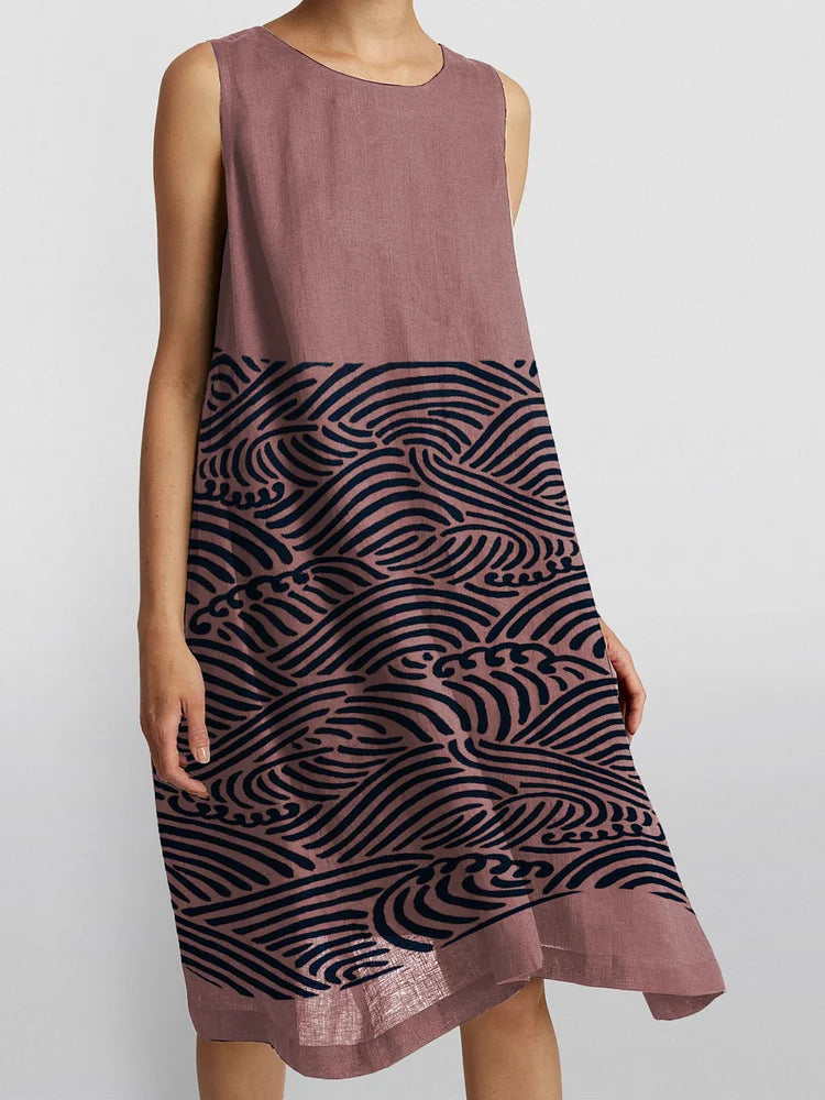 Hylora | Chique alledaagse jurk voor dames – Tijdloze, elegante midi-jurk