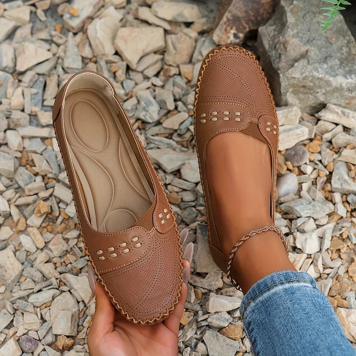 Trish | Mocassins orthopédiques confortables pour femmes - Soutien de la voûte plantaire, modèles à enfiler