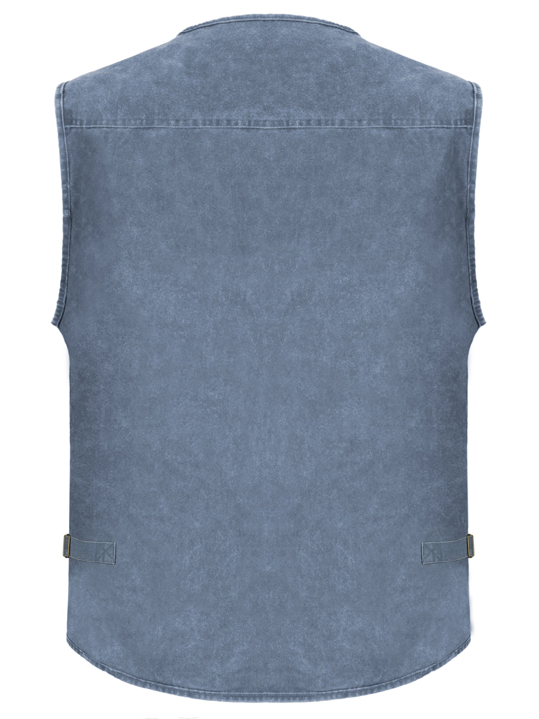 Ralston | Heren Stonewashed Outdoor Reisetop – Lichtgewicht Multi-Zak Technisch Vest