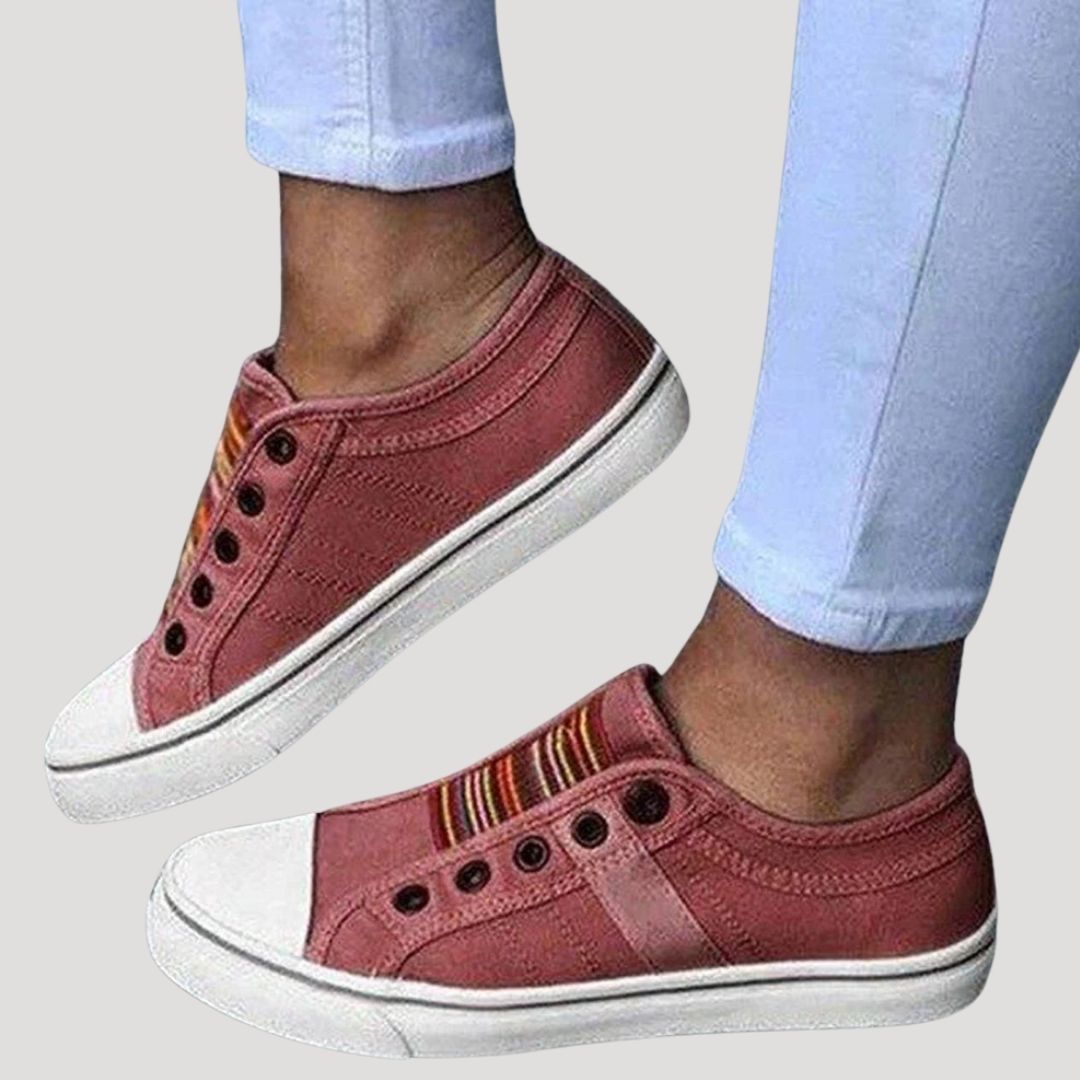 Myrellaess | Chaussures de marche en toile pour femme avec bout fermé et enfilables