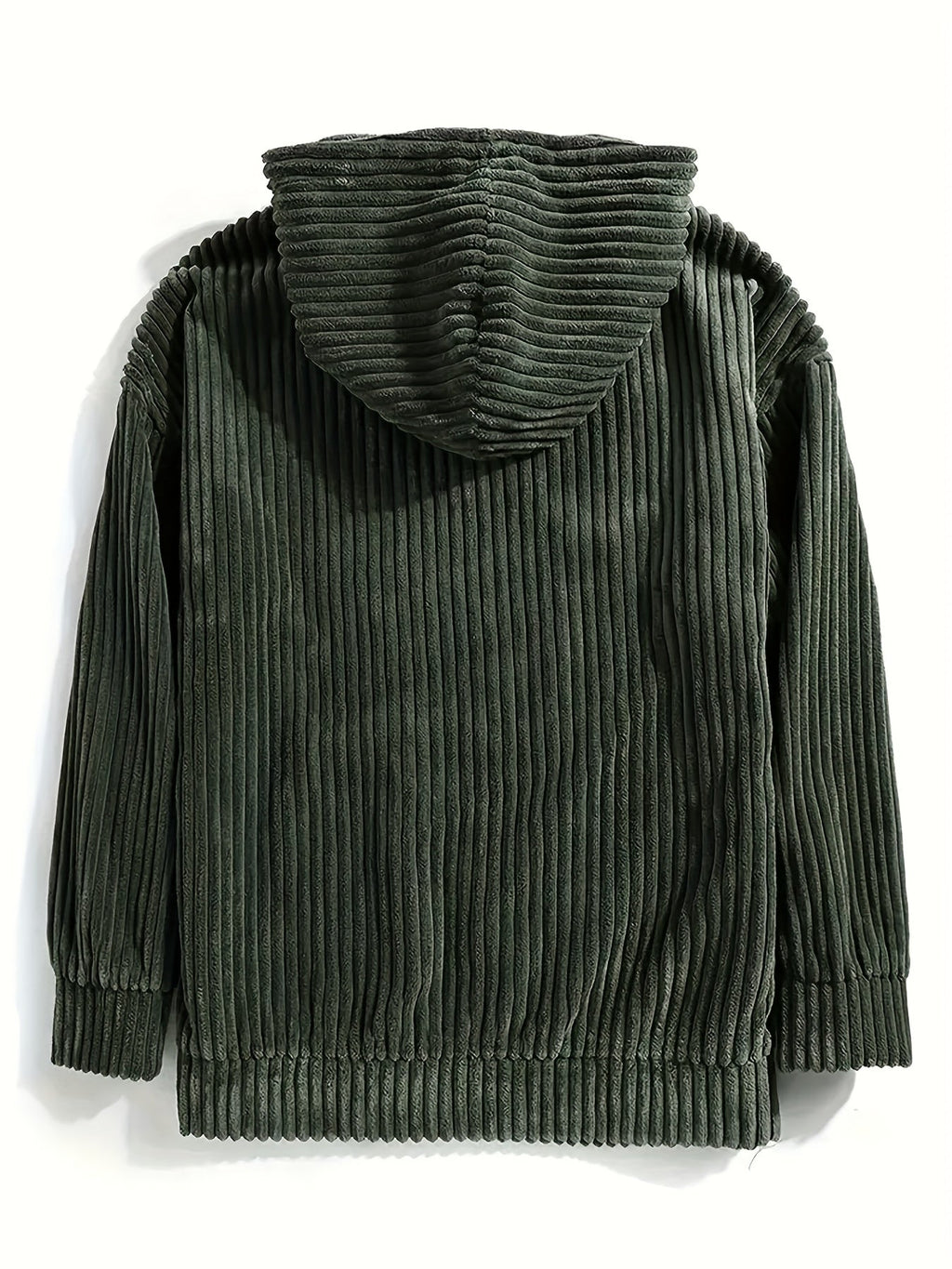 Berthar | Heren corduroy sweater met capuchon – Casual trui met lange mouwen voor herfst en winter