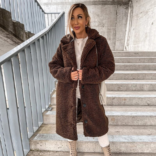 Selah | Stijlvolle Zachte Teddyjas voor dames - Knus, Chic & Warm