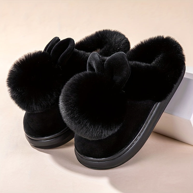 SnuggleStep | Pantoufles en peluche pour femmes - Pantoufles douces, moelleuses, chaudes et antidérapantes pour une utilisation intérieure et extérieure