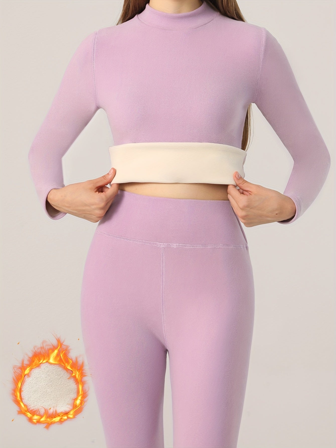 Evanthe | Thermal women's underwear - Loungewear for autumn and winter, warm base top and pants