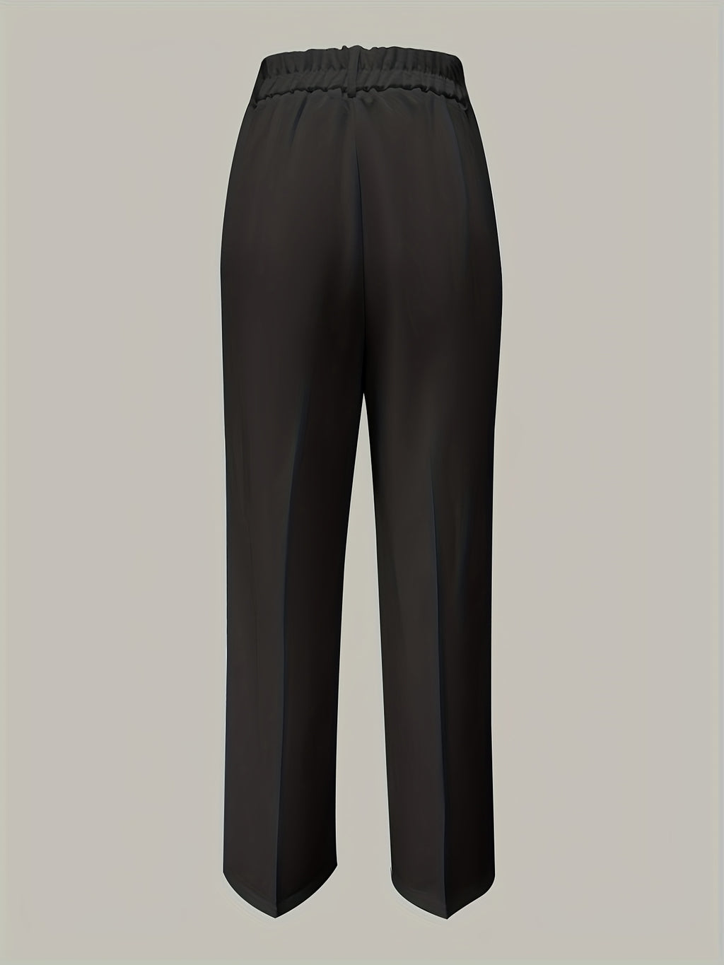 Oralia | Verfijnde broek met wijde pijpen voor dames - Rechte broek met hoge taille en knoopsluiting