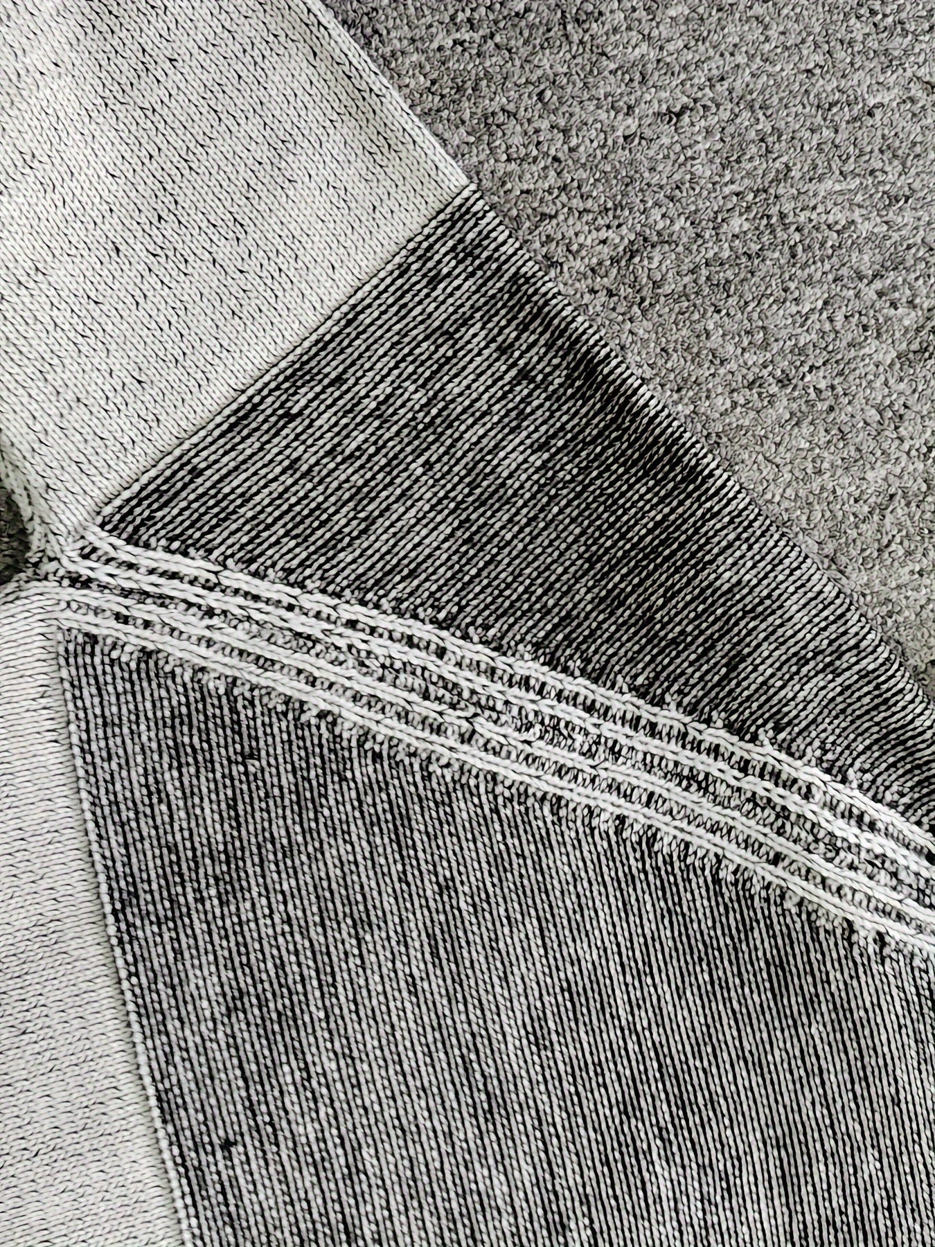 Novak | Kleurblok Gebreide Hoodie voor Mannen - Casual Trui, Streetwear, Warm & Comfortabel