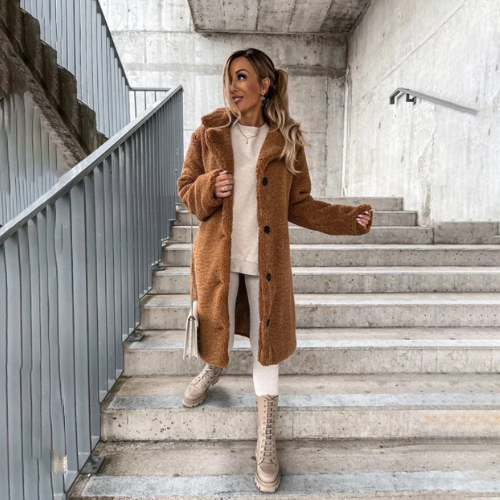 Selah | Stijlvolle Zachte Teddyjas voor dames - Knus, Chic & Warm