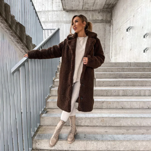 Selah | Stijlvolle Zachte Teddyjas voor dames - Knus, Chic & Warm