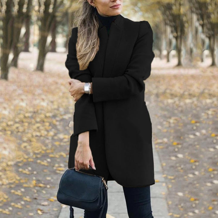 Afiya | Klassieke damesjas - Elegante lange jas, warme en stijlvolle bovenkleding voor koud weer