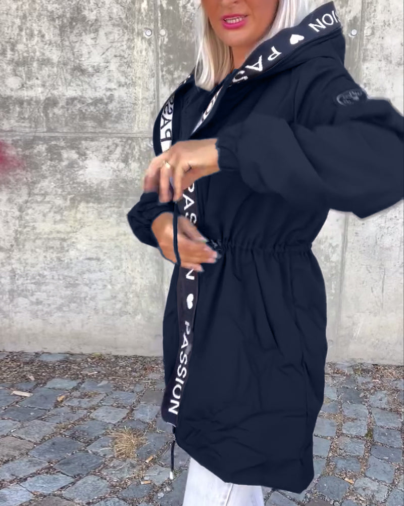 Rinella | Casual damesjas met capuchon – Lichtgewicht jas met capuchon, relaxte pasvorm
