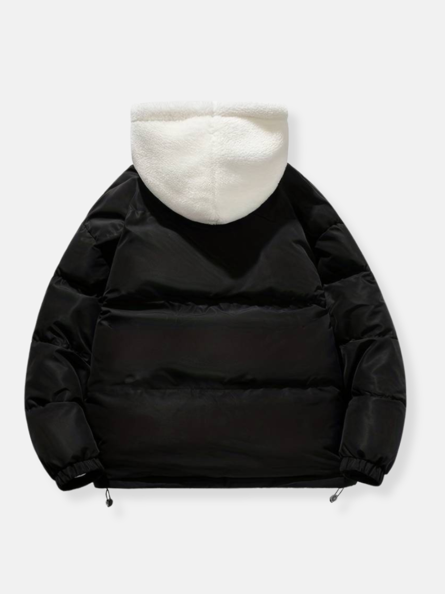Meleia | Winterpufferjack voor dames met capuchon - Warme, waterdichte & geïsoleerde jas voor koud weer